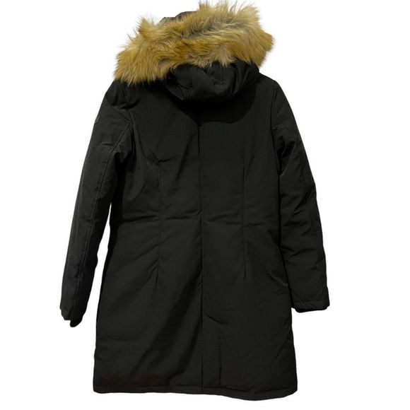 Sam Edelman black hooded jacket size medium - Picture 2 of 11